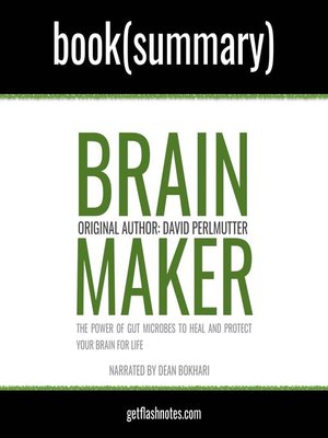 cover image of Brain Maker by Dr. David Perlmutter--Book Summary